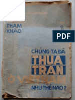 Chung Ta Da Thua Tran O VN Nhu The Nao