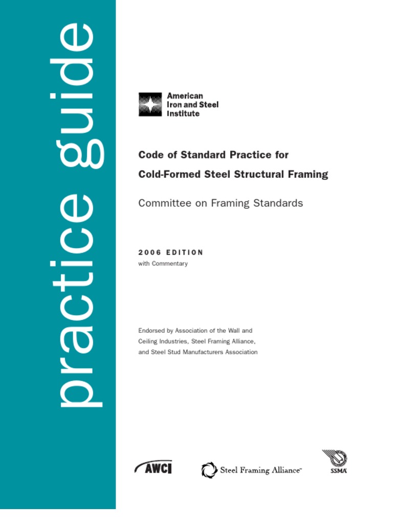 Aisi code of standard practice 2006 pdf framing construction