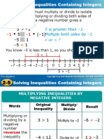 5 Is Greater Than - 1. Multiply Both Sides by - 1. or ?: Pre-Algebra