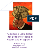 The Missing Bible Secret That Leads To Financial Health Prosperity