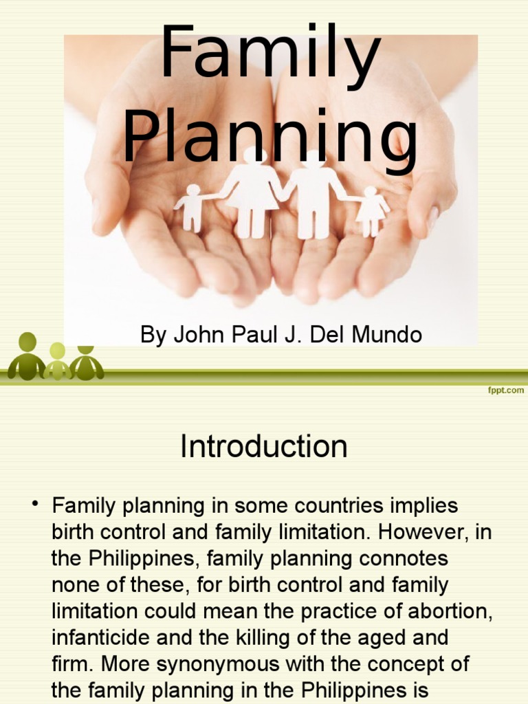 Family Planning PDF Birth Control Family Planning
