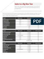 Big New Year Training Plan