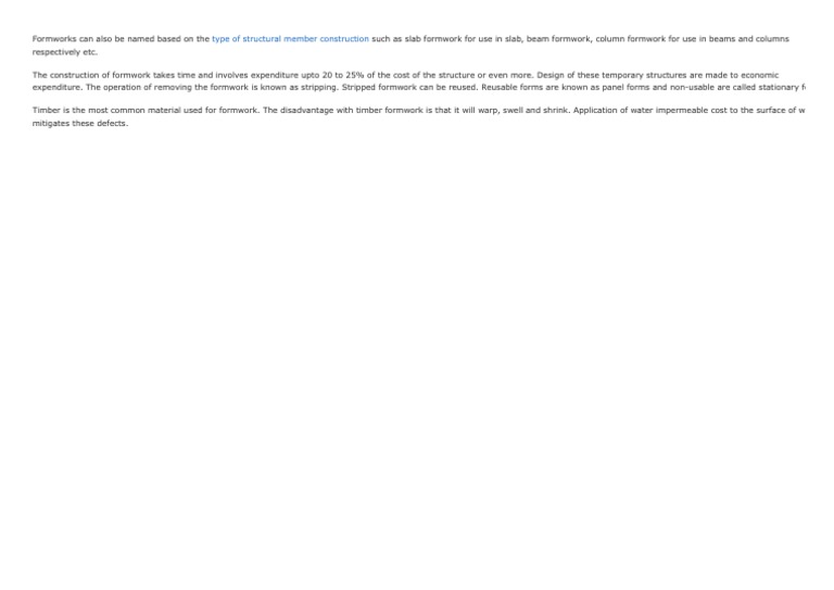 Download As 3610 Formwork For Concrete Pdf Free