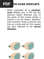 Random and Raster Scan Displays