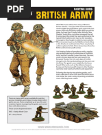 Bolt Action Blitzkrieg Painting Guide Commando Paint