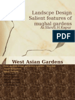 L-8 Salient Features of Persian and Mughal Garden