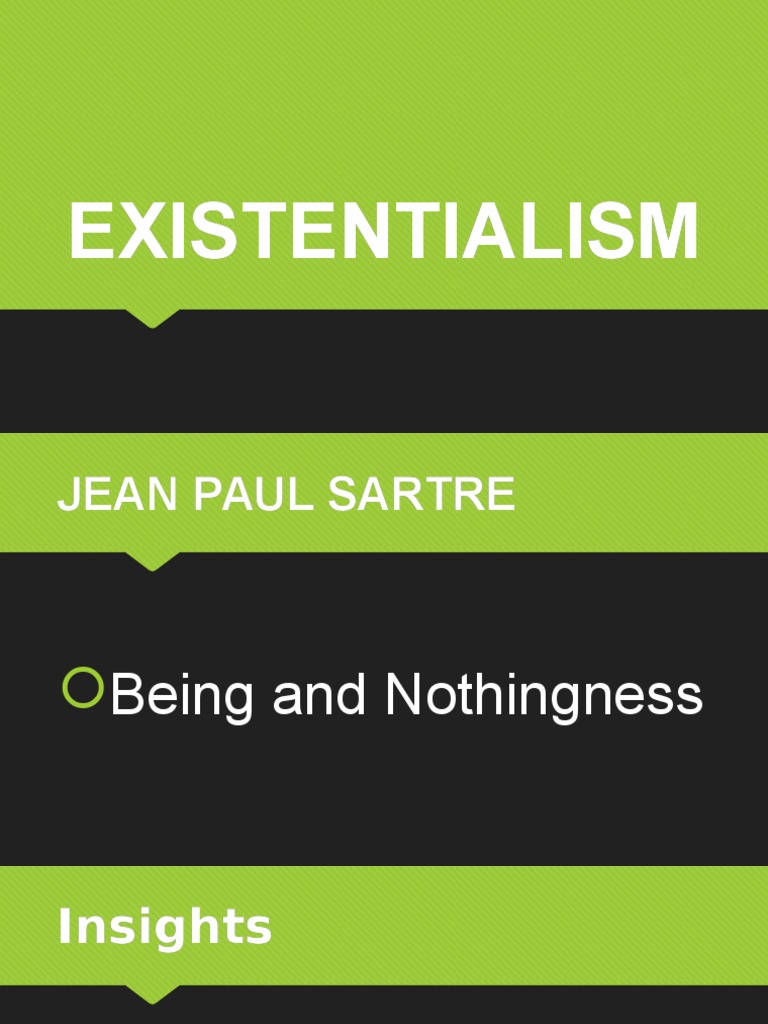 Existentialism PDF Metaphysical Theories Western Philosophy