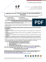 Application Form For Dental Therapists, Medical Technologists and Diagnostic Radiographers - Doc2