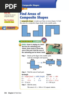 Compound Shapes Area Exercises | PDF