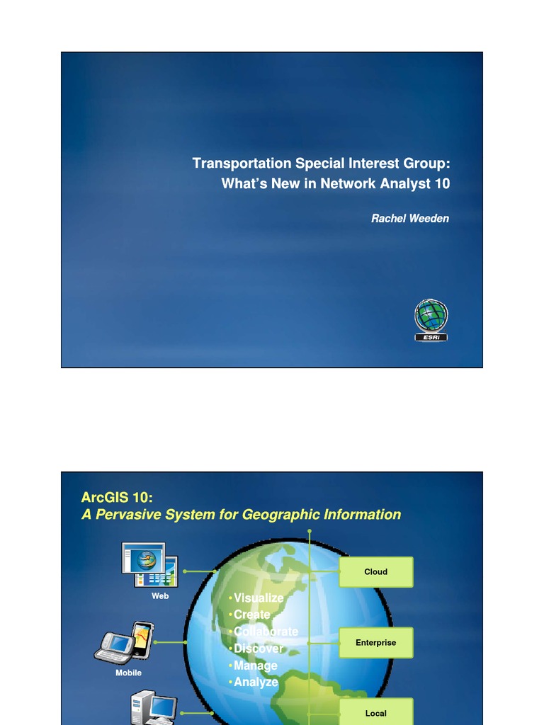 201006 Network Analyst PDF Arc Gis Geographic Information System