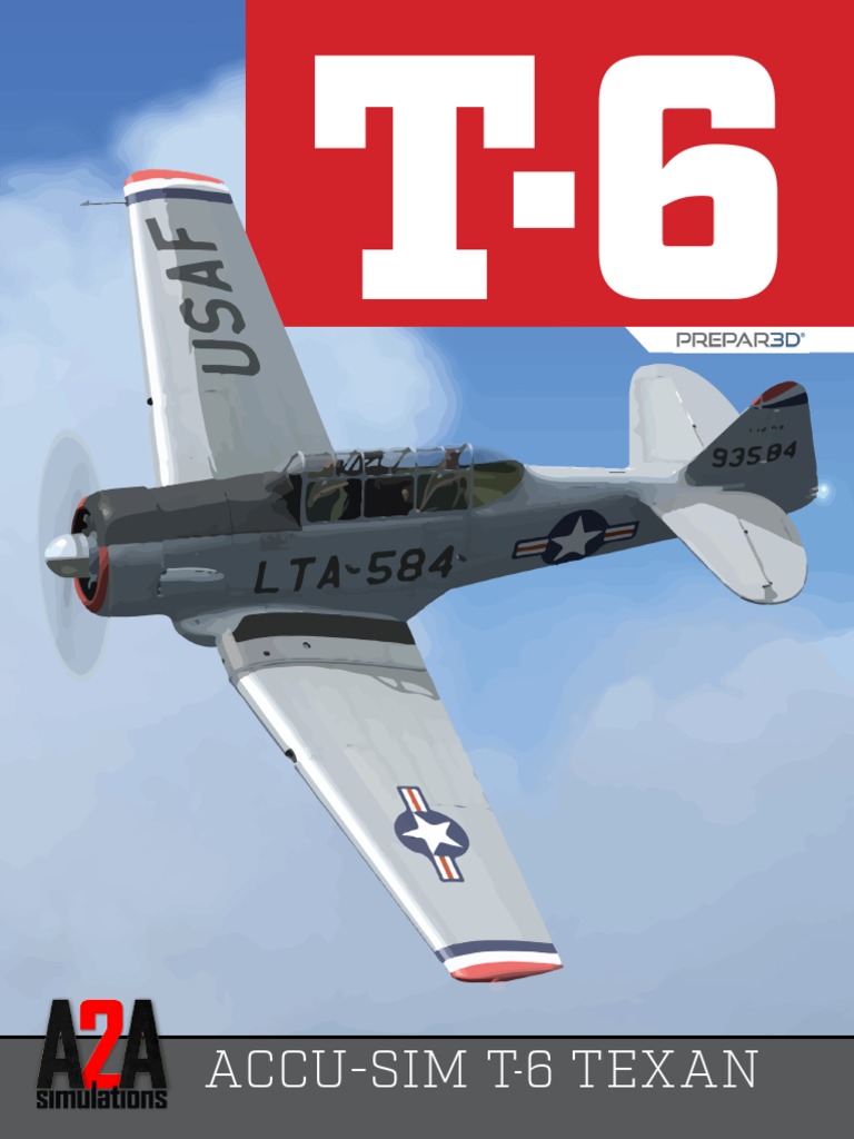 a T 6 Pilot S Manual P3d North American P 51 Mustang Curtiss P 40 Warhawk