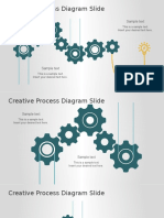 Creative Process Diagram Slide: Sample Text