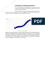 CREO Software Simulation & Optimization Result: Figure 1: Static Analysis