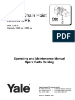 Manual Yale - Tecle CPE -3 5 t Yale