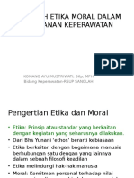 Masalah Etika Moral Dalam Pelayanan Keperawatan