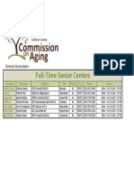 Full-Time Senior Centers