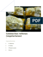 Calabacitas Rellenas