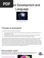 Ed 205 - Assignment 1 Slideshow - Cognitive Development and Language