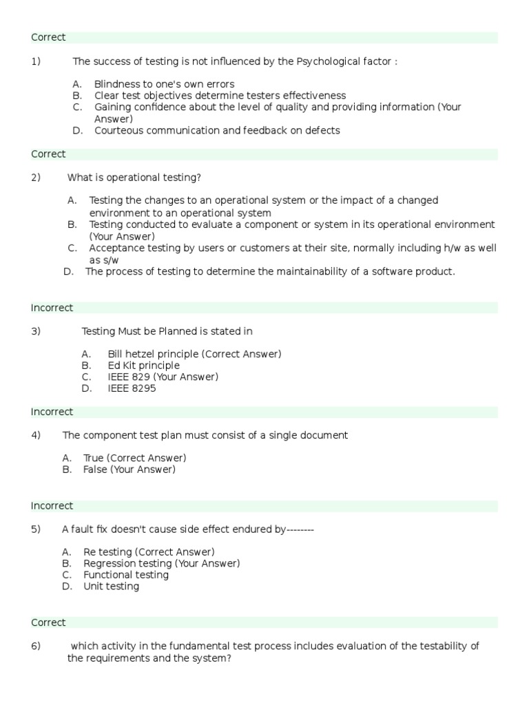 CTFL-Foundation参考書内容