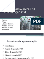 USO GARRAFAS PET CONSTRUÇÃO