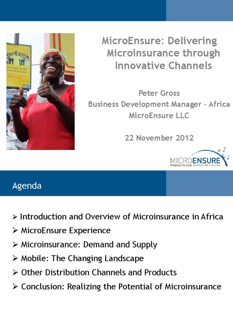 Microinsurance in Africa | PDF | Insurance | Poverty