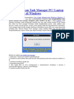 Cara Aktifakan Task Manager PC