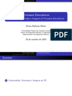 Aula 13 Continuidade, Derivadas e Integrais de Processos Estocásticos