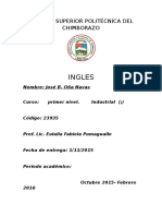 Ingles: Escuela Superior Politécnica Del Chimborazo