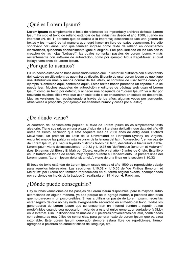 Texto en Latin para Maquetar | PDF | Comunicación | Informática y ...