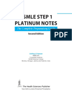 USMLE Platinum Notes Step 1, Second Edition