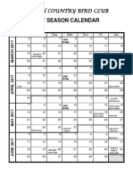 NCBC 2017 Season Calendar