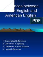 Differences Between British English and American English
