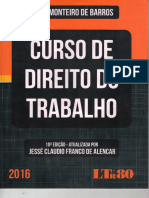 Curso de Direito Do Trabalho Alice Monteiro de Barros 2016