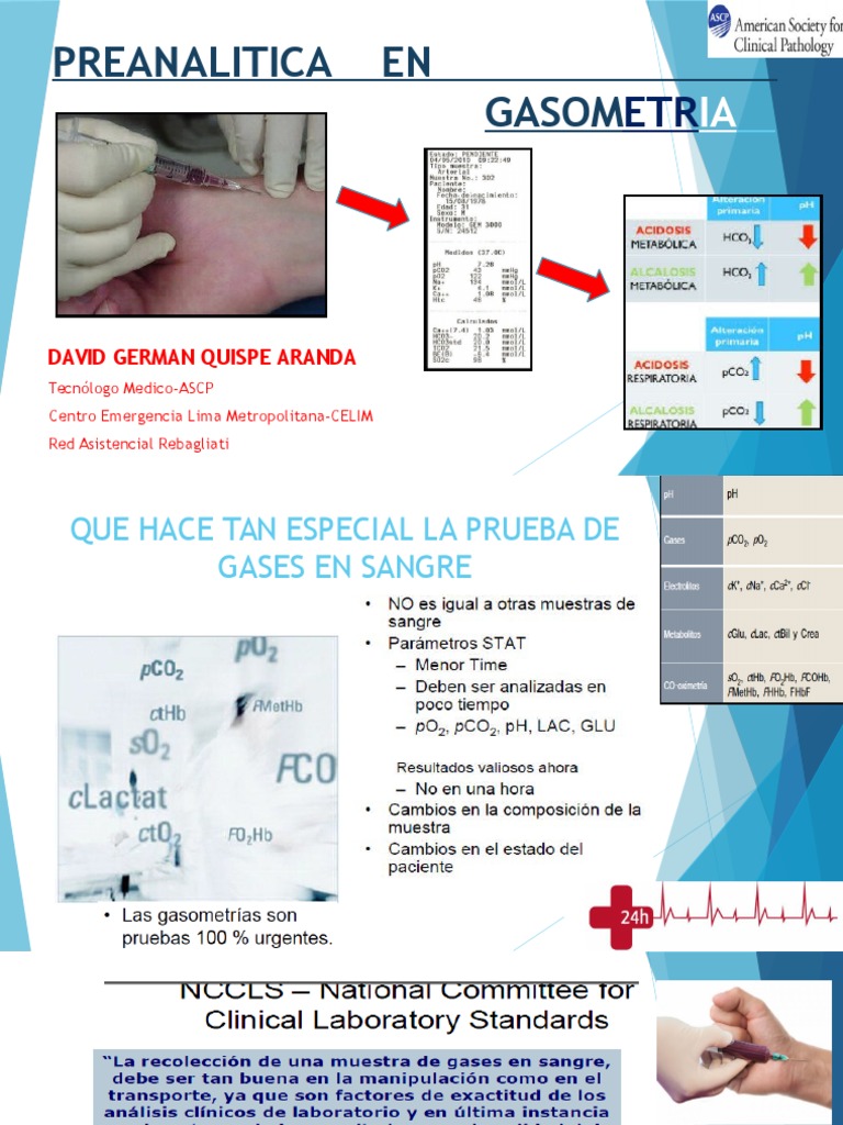 Preanalitica En Gasometria Arterial Pdf