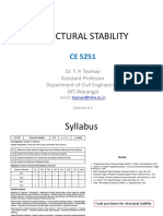 Structural Stability - Lecture 2