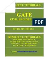 Gate Civil Engineering Syllabus