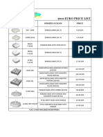 Awning Base Price List 2016 PDF
