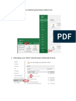 How To Add Data Analysis (TookPak) To Excel