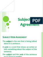 CS English Review Oct 2015 Subject - Verb Agreement PDF