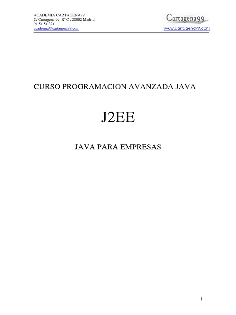 Manual JEE2 PDF | PDF | Páginas del servidor Java | Plataforma Java