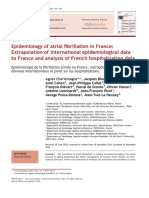 Epidemiology of AFib in France - Extrapolation of International Epidemiological Data to France