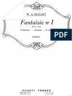 (Accordi e Spartiti - It) Mozart - Fantasia Numero 3 PDF