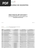 Lista de manutenção da situação de doença ou deficiência