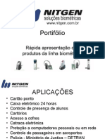 Portifólio Soluções Biométricas - Leitores Biométricos