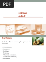 Disciplina Bioquc3admica Lipc3addeos Aula 01