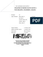 Laporan Praktikum Proses Manufaktur 2 Kelompok 28 Modul 03 PDF