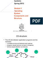 4-OS Structures CSE Study on Operating Systems অপারেটিং সিস্টেম 