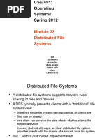 18-distributed file systems Study on Operating Systems অপারেটিং সিস্টেম 