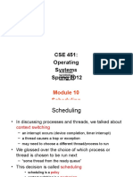 Scheduling Study on Operating Systems অপারেটিং সিস্টেম 