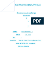 Laporan Praktek Kerja Lapangan